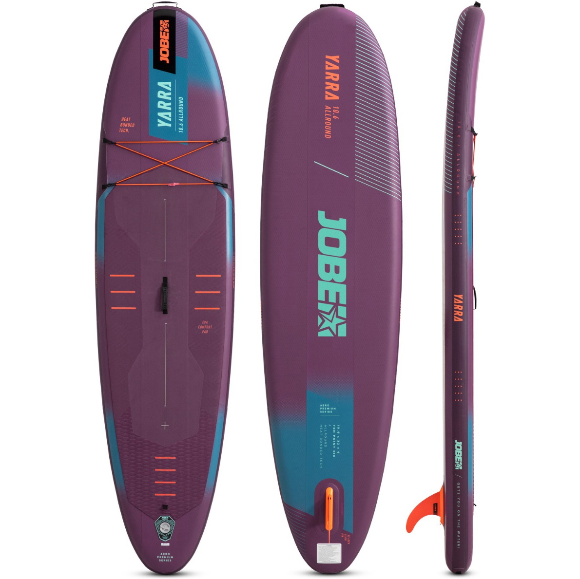 2026 Jobe Aero Yarra 10'6 SUP Board Package 486425008 - Purple